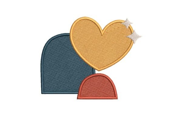 Review: Abstract Love Heart Geometric Design
