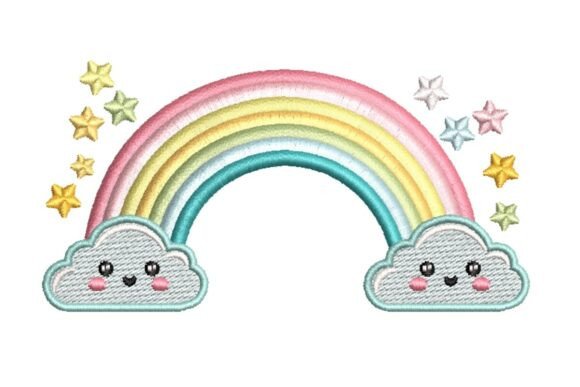 Review: Cute Rainbow Embroidery for Boutique Apparel