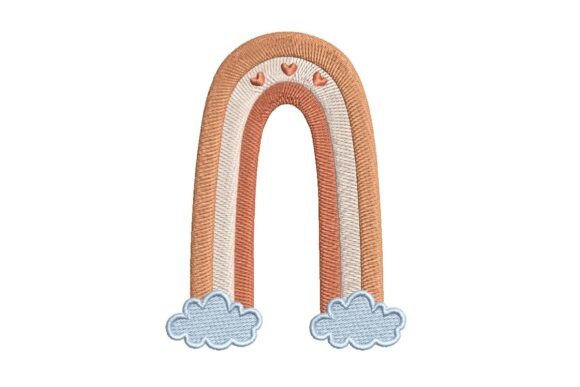 Review: Pastel Rainbow Arch with Hearts and Clouds