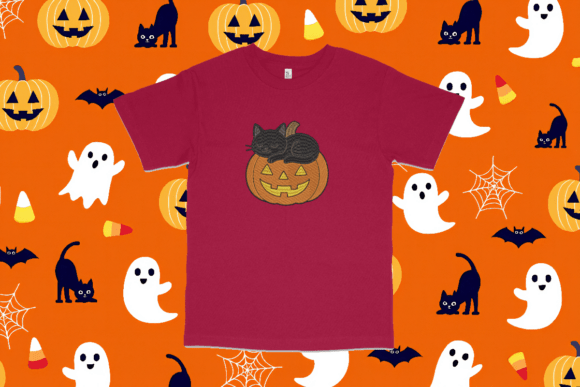 Review: Pumpkin Cat Halloween Embroidery Design