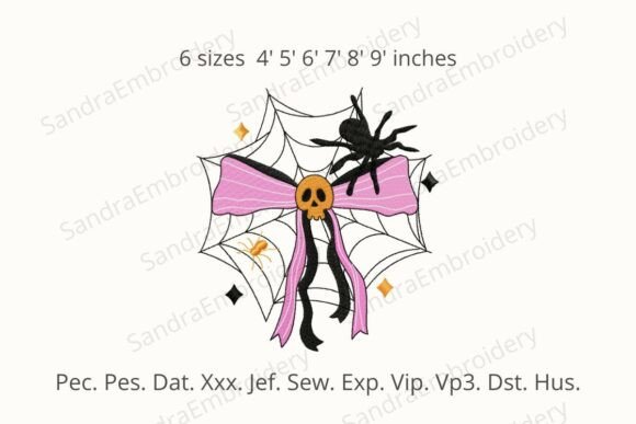 Review: Spider Web Bow Embroidery Design for Gifts