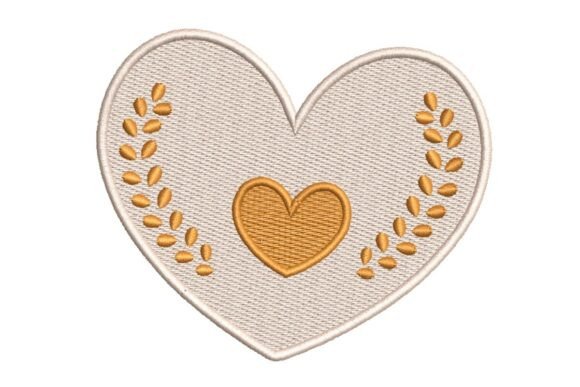 Reviewing the Golden Heart with Laurel Wreaths Design