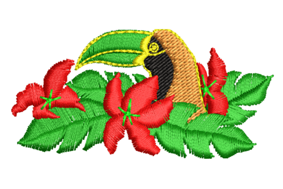 Toucan Bird Embroidery Design Review for Holiday Collections
